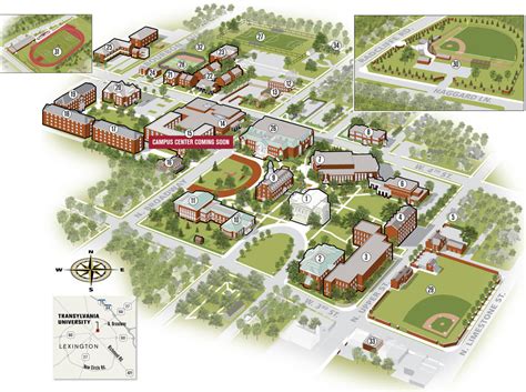 Map Of University Of Kentucky Campus | Tourist Map Of English