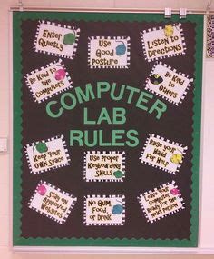 Computer Lab Design, Computer Lab Posters, Computer Lab Rules ...