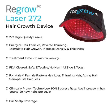 Hairmax Regrowmd Laser Hair Growth Cap Fda Cleared Medical Grade