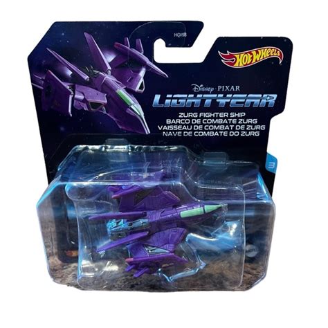 Disney Toys New In Package Hot Wheels Disney Pixar Lightyear Zurg Fighter Ship Poshmark
