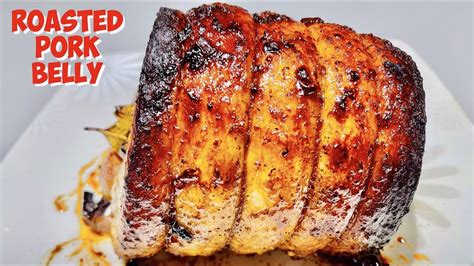 Oven Roasted Skinless Pork Belly Pork Belly Perlydee Youtube