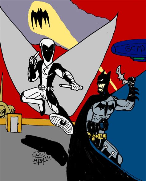 Batman vs Moon Knight by jddishmonart on DeviantArt