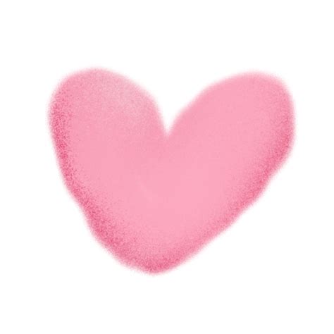 Pink heart on transparent background. 39631213 PNG