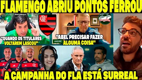 O FLAMENGO DISPAROU NA LIDERANÇA FERROU A CAMPANHA DELES ESTÁ SURREAL