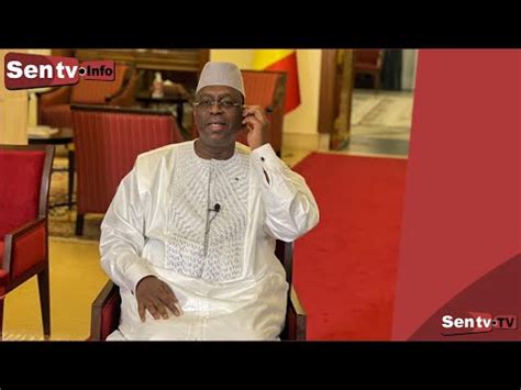 Direct Urgent Macky Sall Prend La Parole Sur La Situation