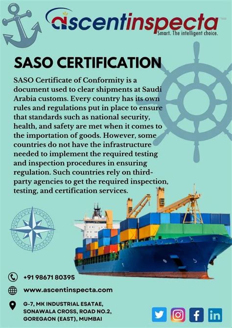 Saso Certification Service At Rs 12500 Certificate Tqm Certification