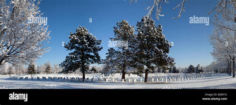 Fort Logan National Cemetery Stock Photo - Alamy