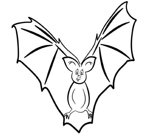 Bat Drawing Outline at GetDrawings | Free download