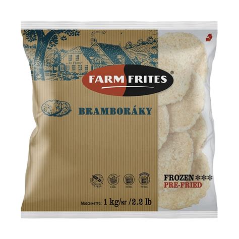 Картофельные оладьи с чесноком и майораном, 1 кг, Farm Frites, Польша ...