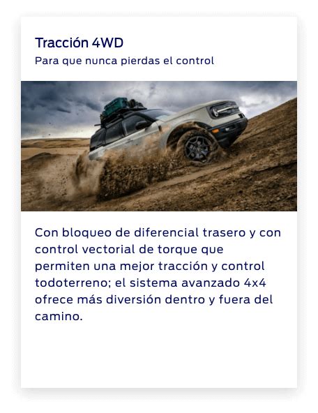 Descubr La Aventura Con La Bronco Sport Suv Ford Argentina