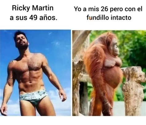 Ricky Martin A Sus A Os Yo A Mis Pero Con El Fundillo Intacto