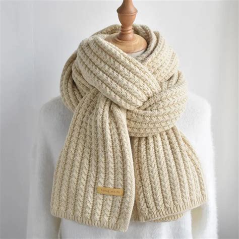 Neue Winter Gestrickte Schal Mode Frauen Lange Schals Weibliche Vintage