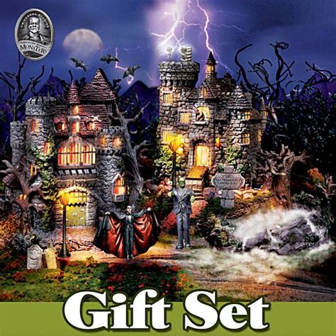 Universal Studios Monsters Halloween Village Set