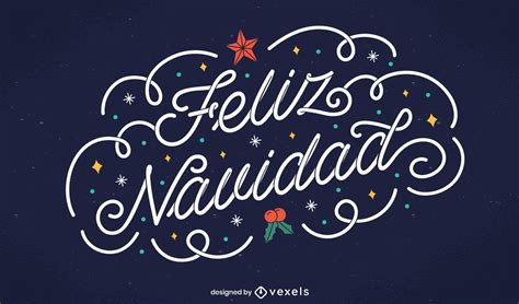 Descarga Vector De Diseño De Letras Feliz Navidad