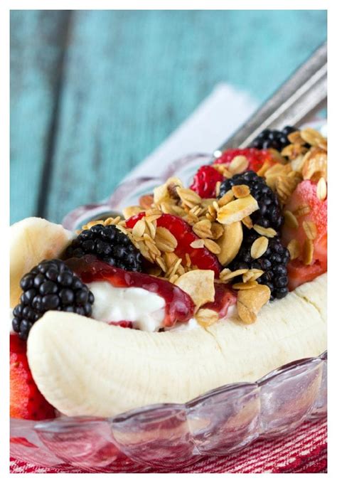 Healthy Breakfast Banana Split Simple Healthy Kitchen