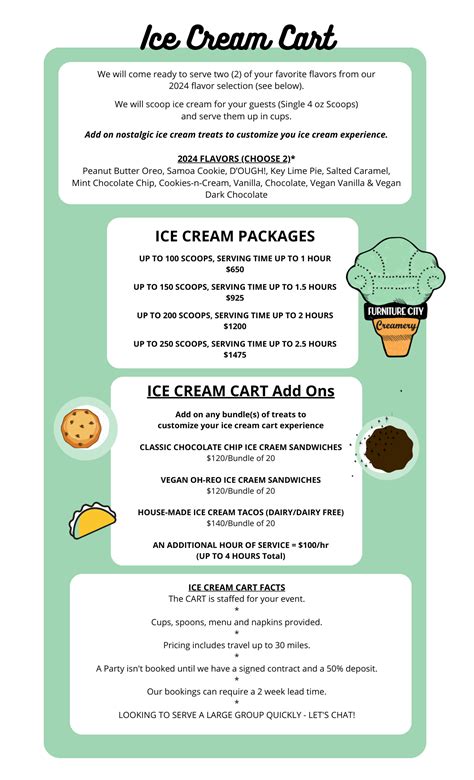 Ice Cream Cart — Furniture City Creamery