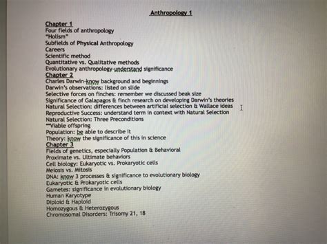 Anthropology 1 Chapter 1 Four Fields Of Anthropology