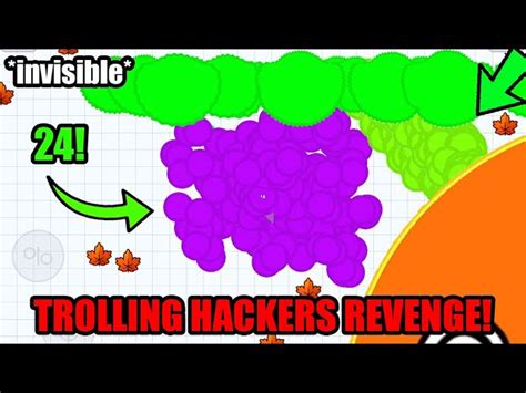 TROLLING HACKERS WORST TROLL Agar Io Mobile SKIN HACK COMEBACK