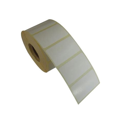 Mm X Mm Semi Gloss Hi Tack Labels Hotmelt Adhesive Barcode Direct