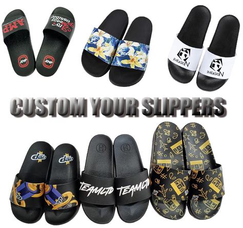 High Quality Custom Slippers With Logo Men 3d Printed Slippers Pvc