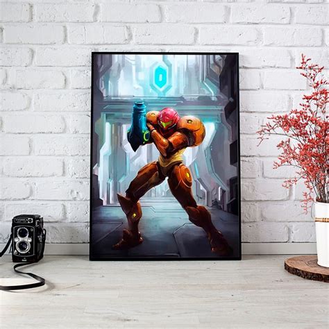 Metroid Poster Metroid Prime Poster Metroid Art Metroid Etsy