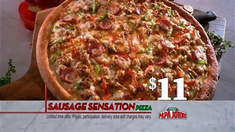 Papa John's Sausage Sensation Pizza TV Commercial - iSpot.tv