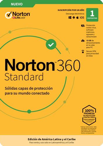 Licencia De Antivirus Norton Lifelock 360 Zegucom Cómputo