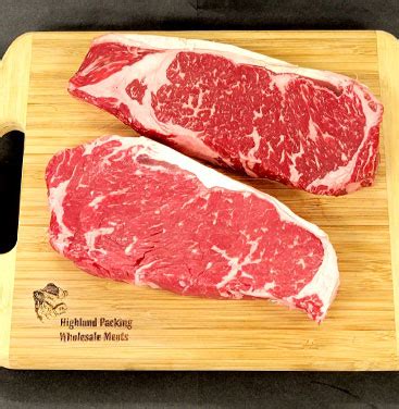 Highland Packing Company Usda Choice Ny Strip Steak