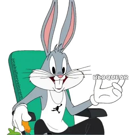 Sticker Bugs Bunny No Whatsapp Bugs Bunny No Meme Sticker Whatsapp