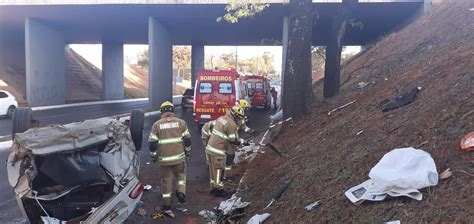 Carro Capota E Cai De Cima De Viaduto Na Asa Sul Estrutural On Line