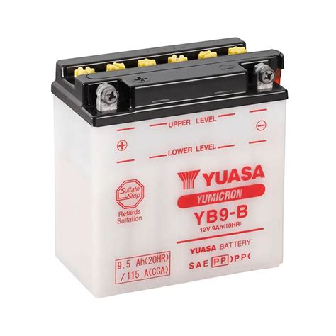 ᐈ Batería De Moto Yuasa YB9 B 9Ah 12V Volta Baterías