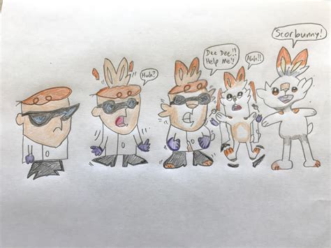 Dexter Into Scorbunny Tf By Nicholasvinhchaule On Deviantart