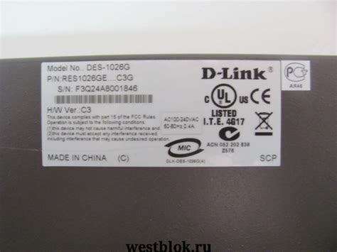 Коммутатор D-Link DES-1026G