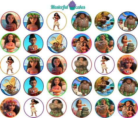 Moana Edible Cake Topper FOR SALE PicClick UK