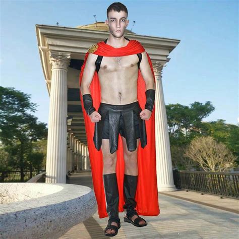 Traje De Guerreiro Romano Masculino Trajes De Cosplay De Guerreiro