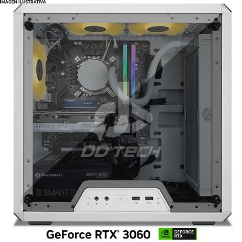 Computadora Pride Gaming White Lion Nvidia Geforce Rtx Intel