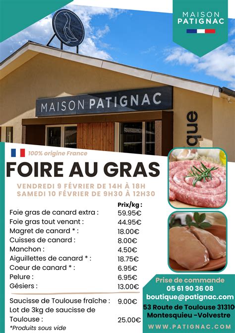 Foire Au Gras Maison Patignac