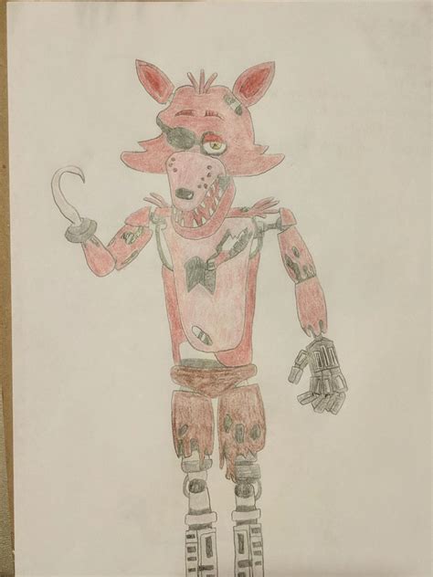 Fnaf Foxy Drawing