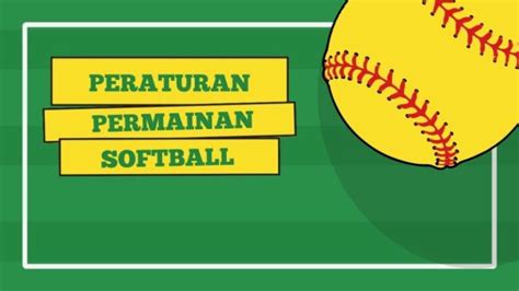 Peraturan Permainan Softball Yang Penting Untuk Diketahui