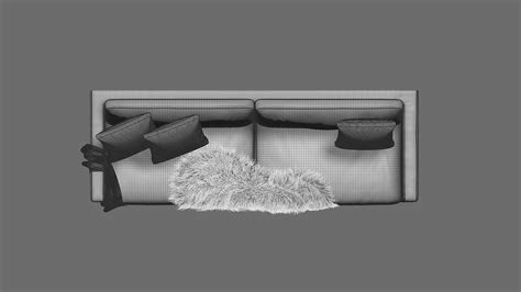 3D Belmon Sofa Meridiani 240 Cm TurboSquid 1718568