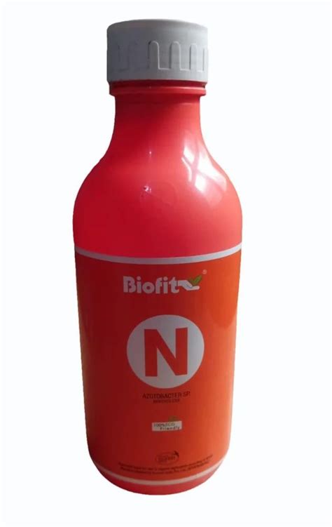 Liquid Biofit N Azotobacter Sp Biofertilizer Bottle Packaging Size 1