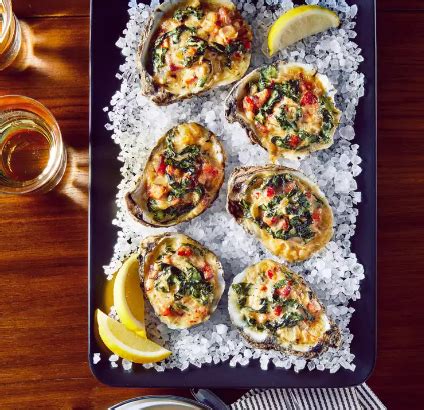 Baked Oysters with Mustard Greens and Bacon - Brenda Gantt