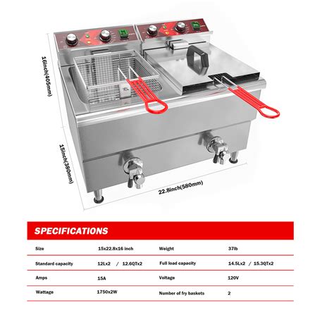 Eggkitpo Commercial Fryer Stainless Steel Electric Deep Fryer With Oil