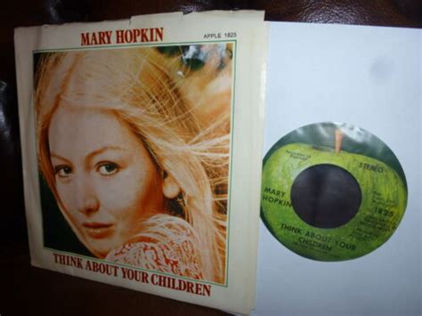 Mary Hopkin Think About Your Children Heritage Apple 1825 Usa 1970