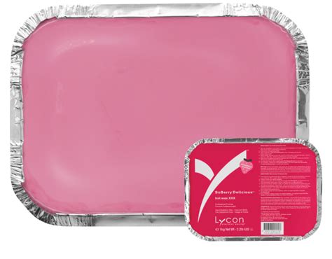 SOBERRY DELICIOUS HOT WAX XXX krémový vosk jahodový kg LYCON