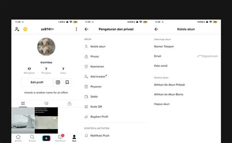 menghapus akun tiktok secara permanen  hp android ios