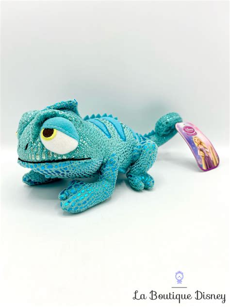 Peluche Pascal bleu Disney Store 2010 Raiponce caméléon 24 cm