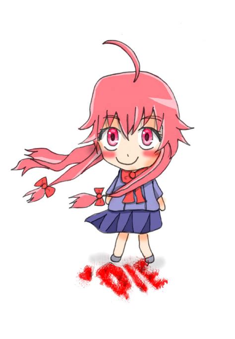 Mirai Nikki Chibi Yuno By Oanastasiao On Deviantart