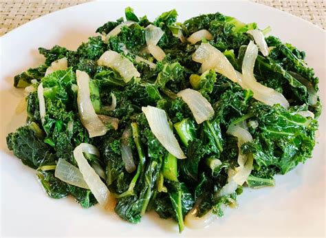 Nancy S Home Cooking How To Make Sauteed Kale And Spinach Kale And