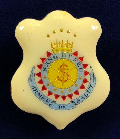 Sally Bosleys Badge Shop Salvation Army France Armée du Salut shield